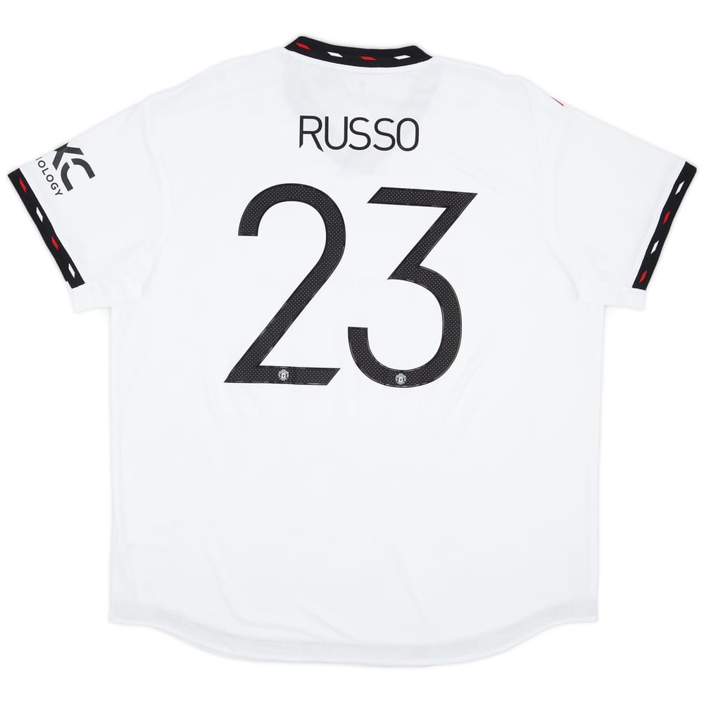 2022-23 Manchester United Authentic Away Shirt Russo #23 (XXL)