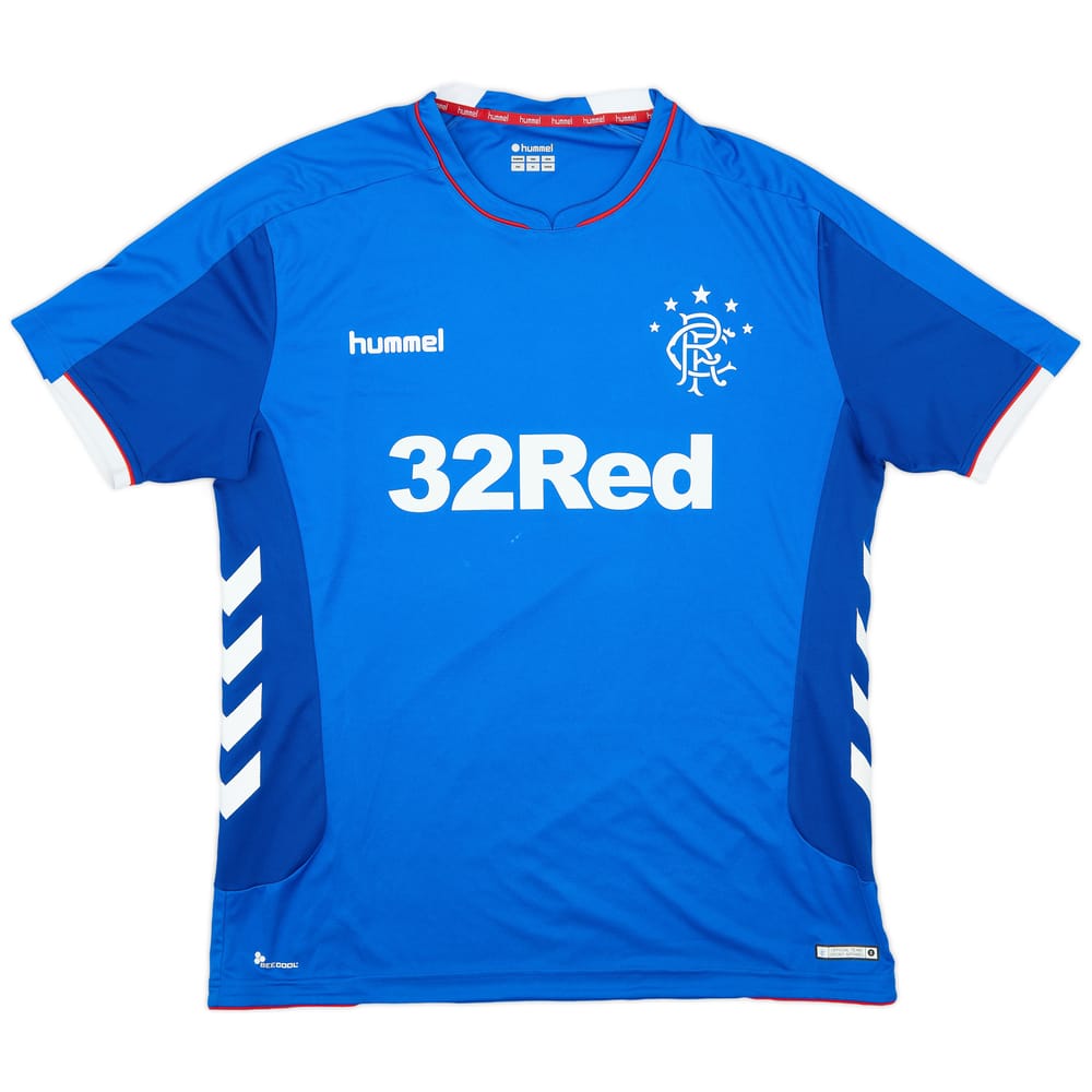 2018-19 Rangers Home Shirt - 8/10 - (XXL)