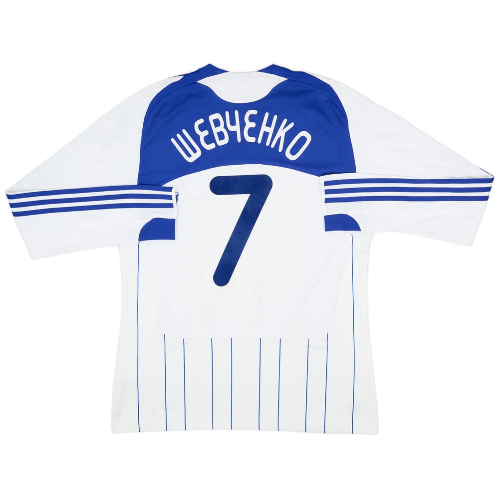2009-10 Dynamo Kyiv Home L/S Shirt Shevchenko #7 - 8/10 - (L)