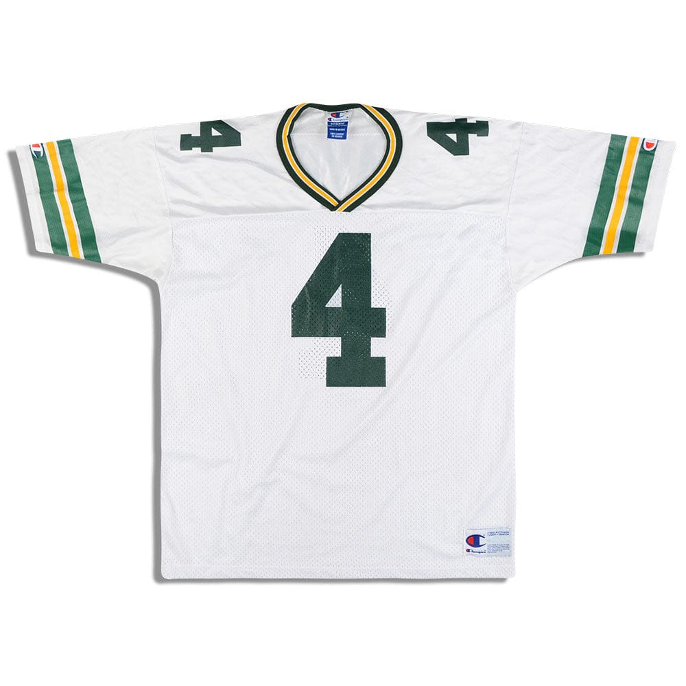 1992-96 Green Bay Packers Favre #4 Champion Jersey (Away) XXL