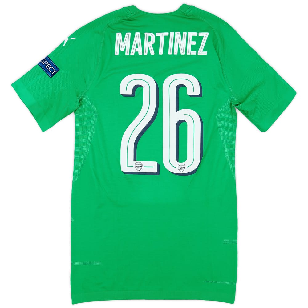2018-19 Arsenal Match Issue Europa League GK Shirt Martinez #26