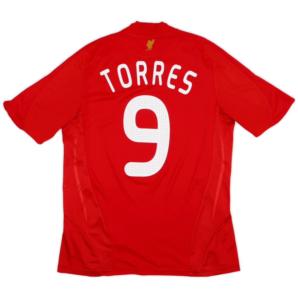 2008-10 Liverpool Home Shirt Torres #9 - 6/10 - (M)