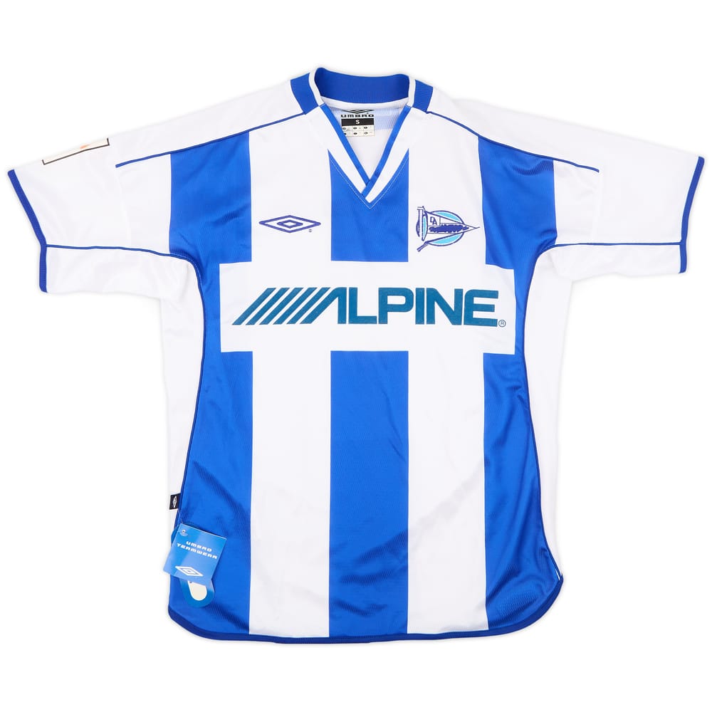 2002-03 Alaves Home Shirt (S)