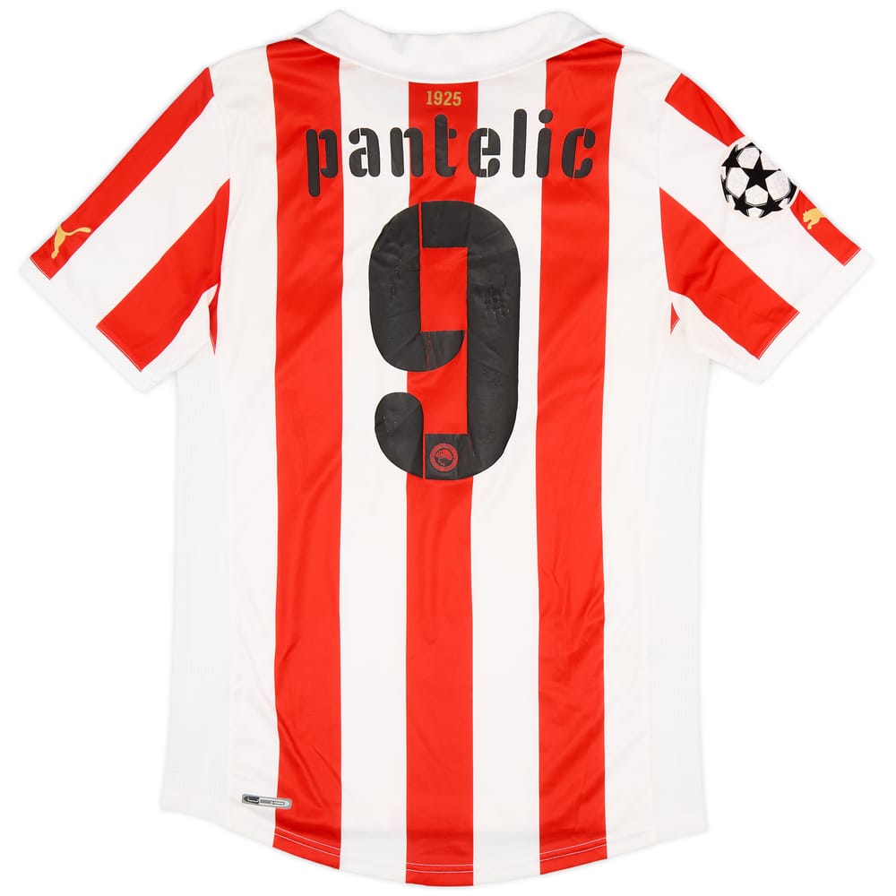 2011-12 Olympiakos Home Shirt Pantelic #9 - 6/10 - (M)