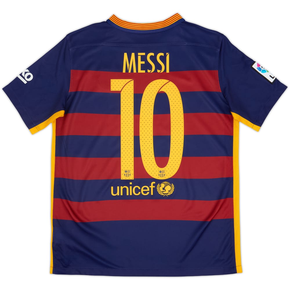 2015-16 Barcelona Camiseta de local Messi #10 - 8/10 - (XL.Boys)