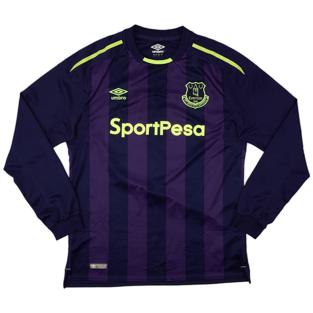 2017-18 Everton Third L/S Shirt - 9/10 - (L)