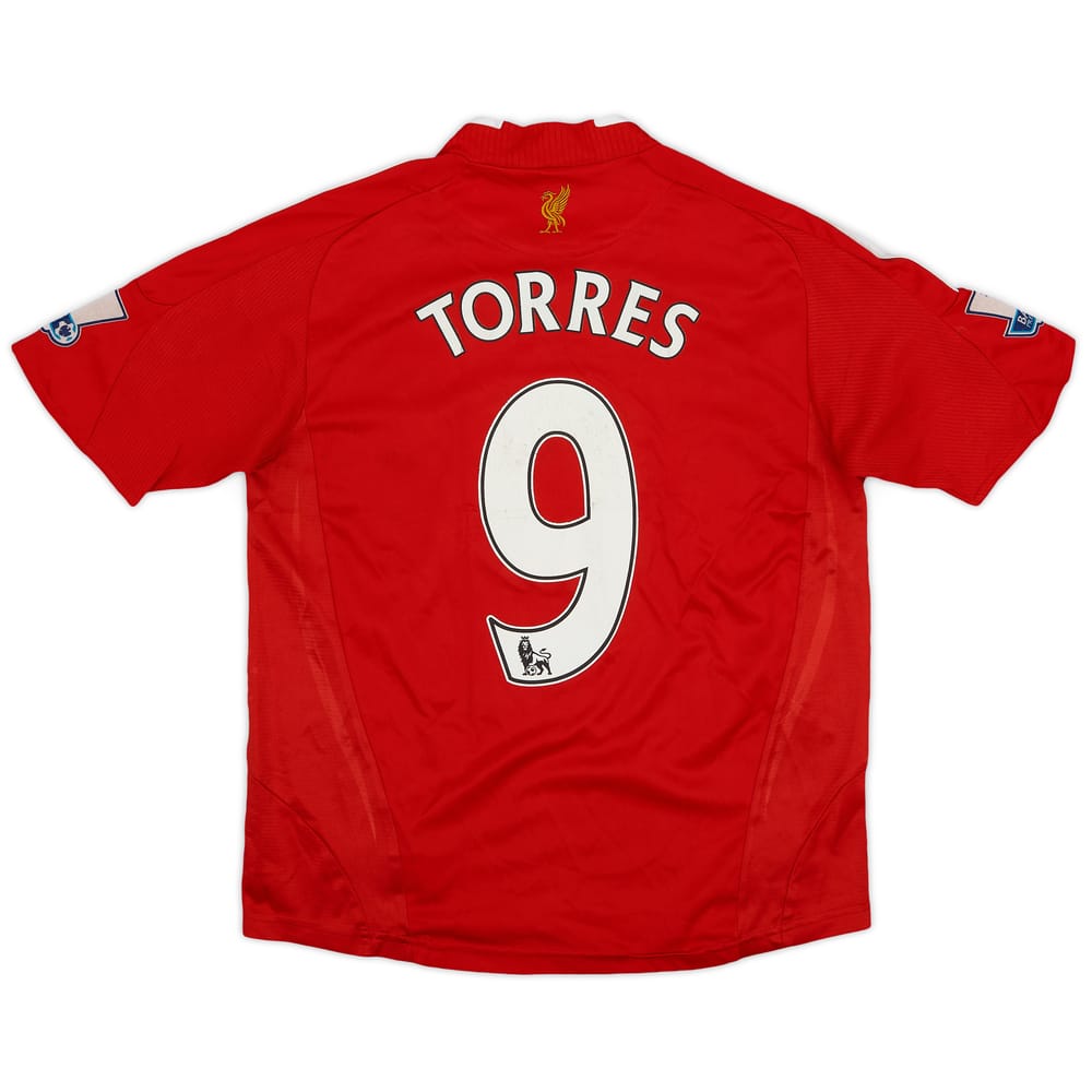 2008-10 Liverpool Home Shirt Torres #9 - 5/10 - (M.Boys)