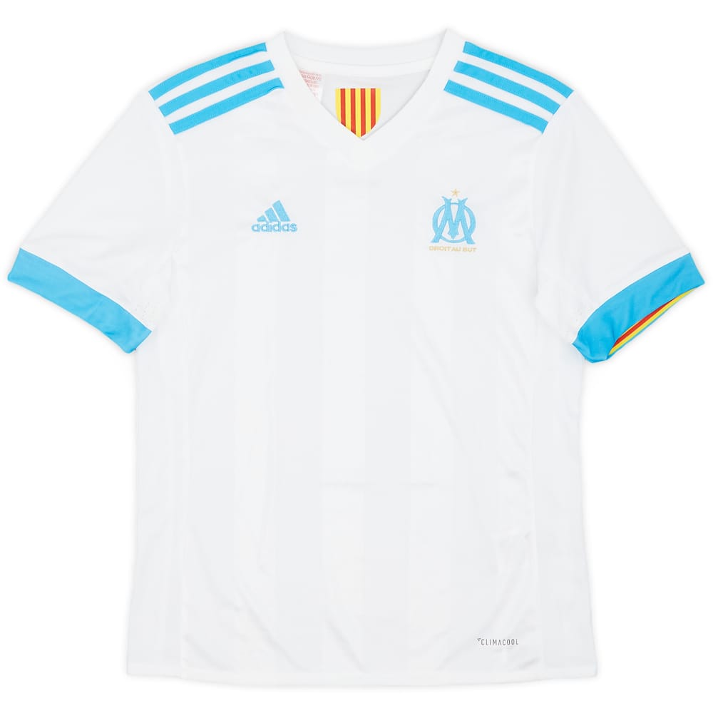 2017-18 Olympique Marseille Home Shirt - 7/10 - (M.Boys)