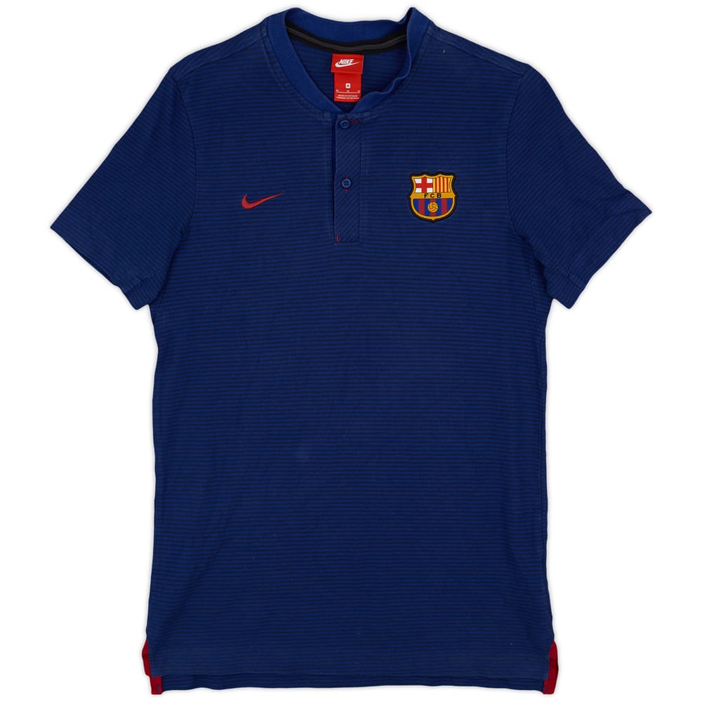 2017-18 Barcelona Nike Polo Shirt - 6/10 - (M)