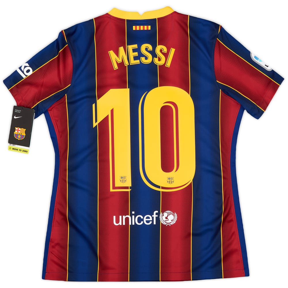 2020-21 Barcelona Home Shirt Messi #10 (Women's L)