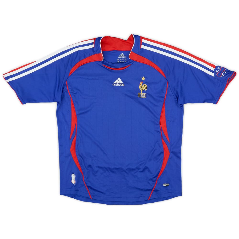2006-07 France Home Shirt - 8/10 - (M.Boys)