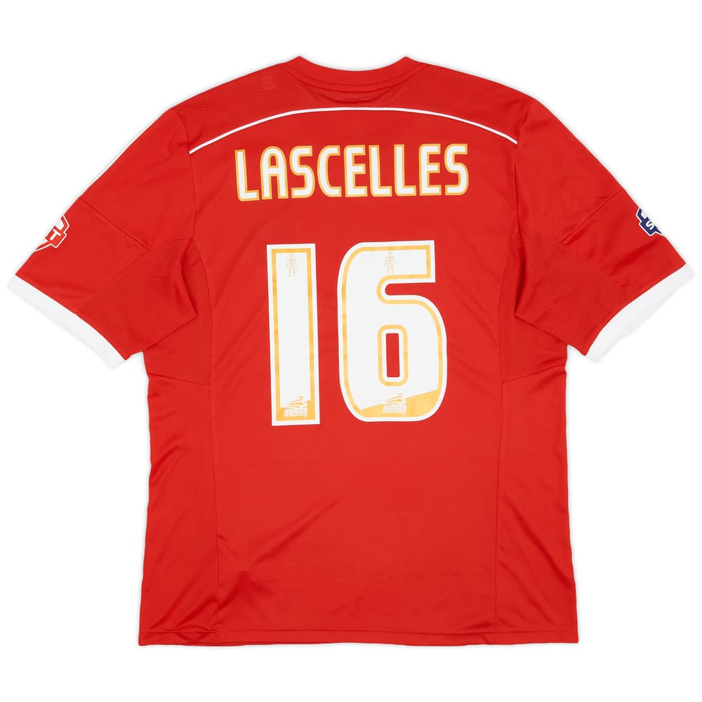 2014-15 Nottingham Forest Match Issue Home Shirt Lascelles #16