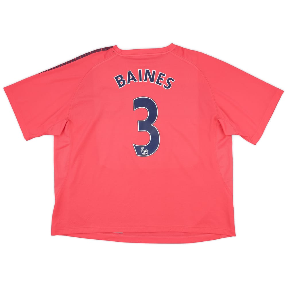 2010-11 Everton Away Shirt Baines #3 - 10/10 - (3XL)