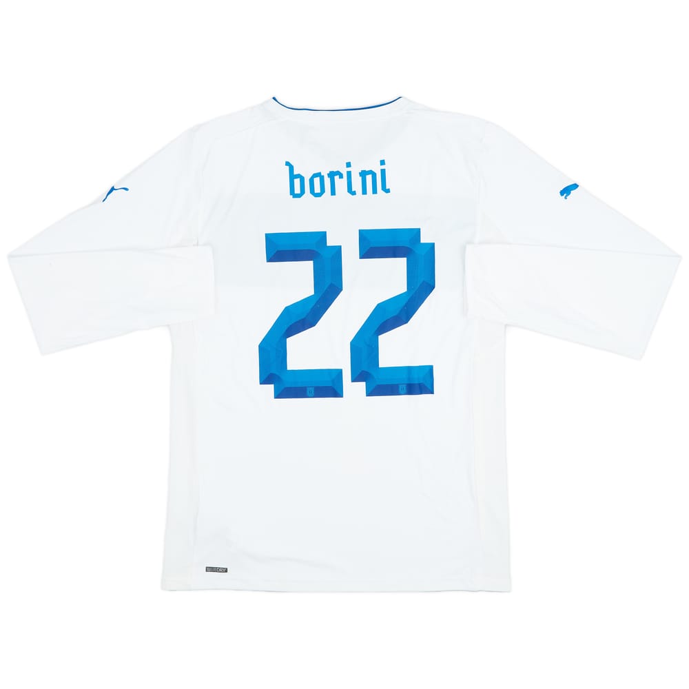 2012-13 Italy Away L/S Shirt Borini #22 - 6/10 - (L)