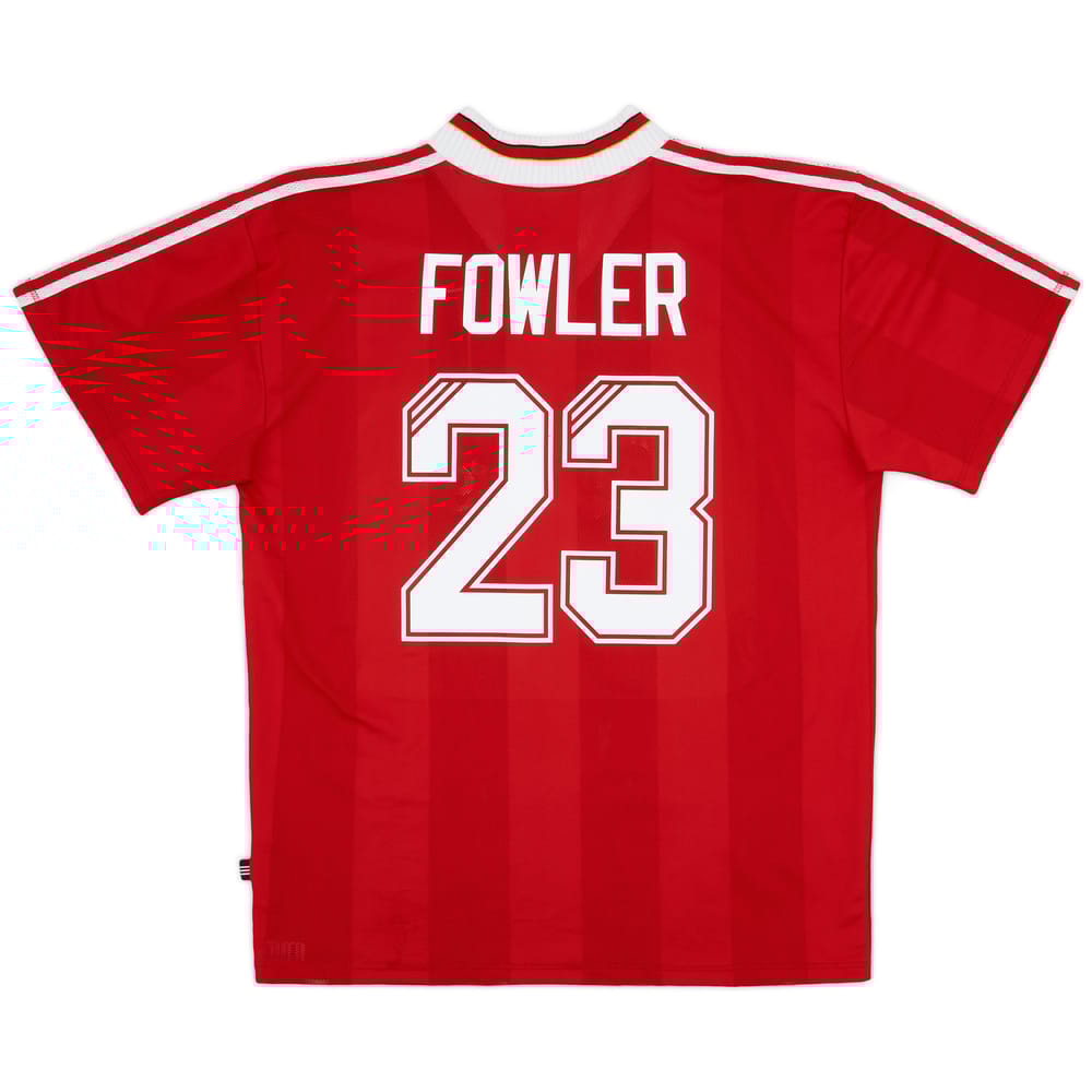 1995-96 Liverpool Home Shirt Fowler #23 - 6/10 - (XXL)