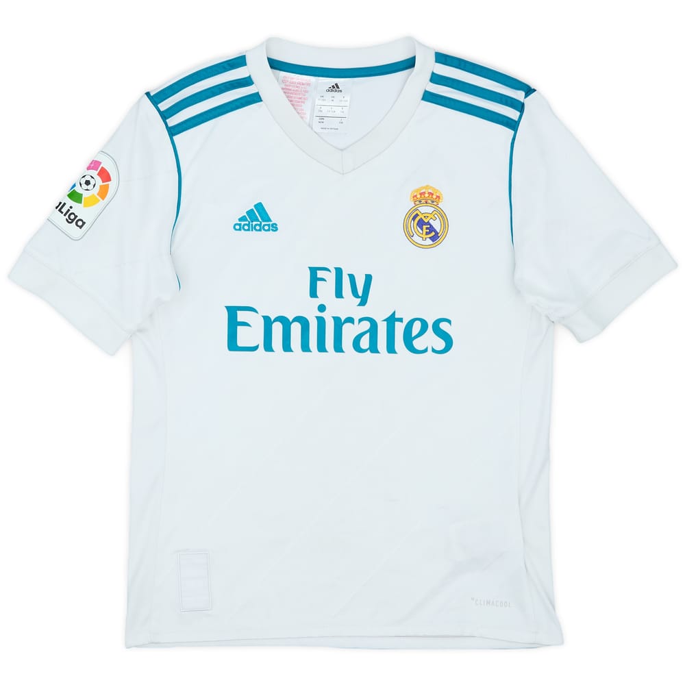2017-18 Real Madrid Home Shirt - 6/10 - (M.Boys)
