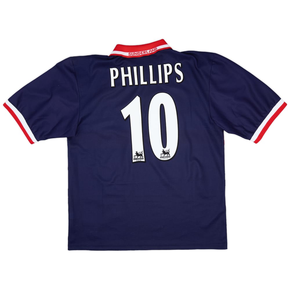 1999-00 Sunderland Away Shirt Phillips #10 - 8/10 - (L)