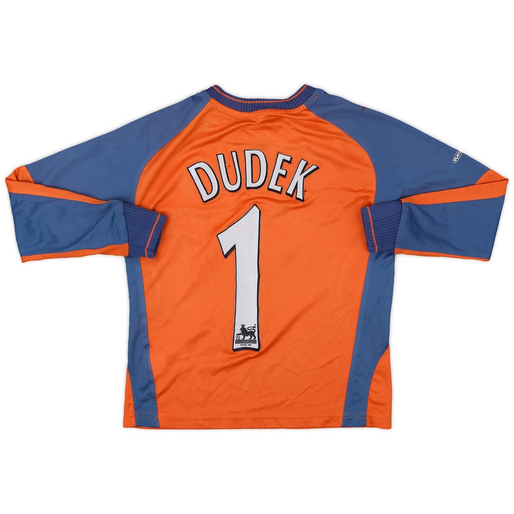 2003-04 Liverpool GK Shirt Dudek #1 - 4/10 - (M.Boys)