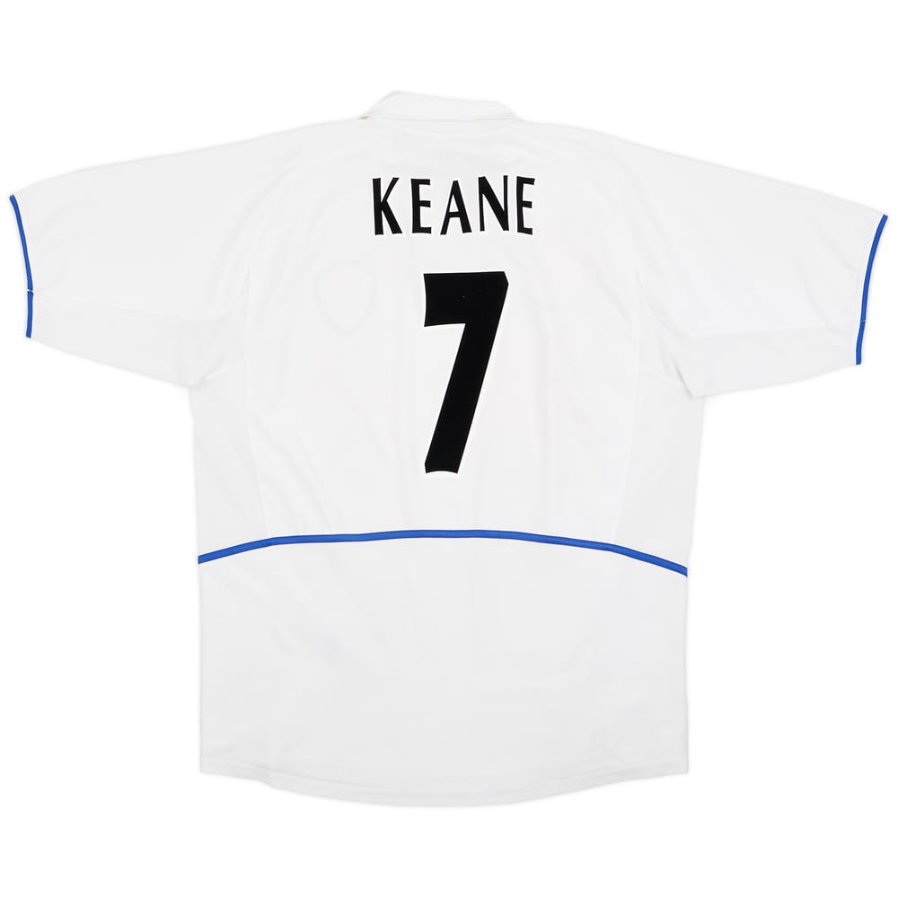 2002-03 Leeds United Home Shirt Keane #7 - 8/10 - (XL)