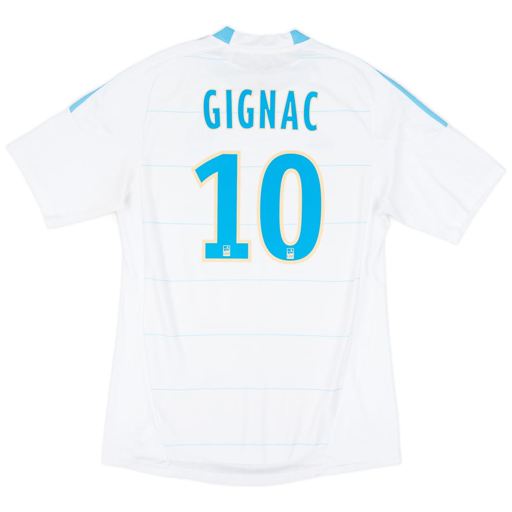 2010-11 Olympique Marseille Home Shirt Gignac #10 - 6/10 - (M)