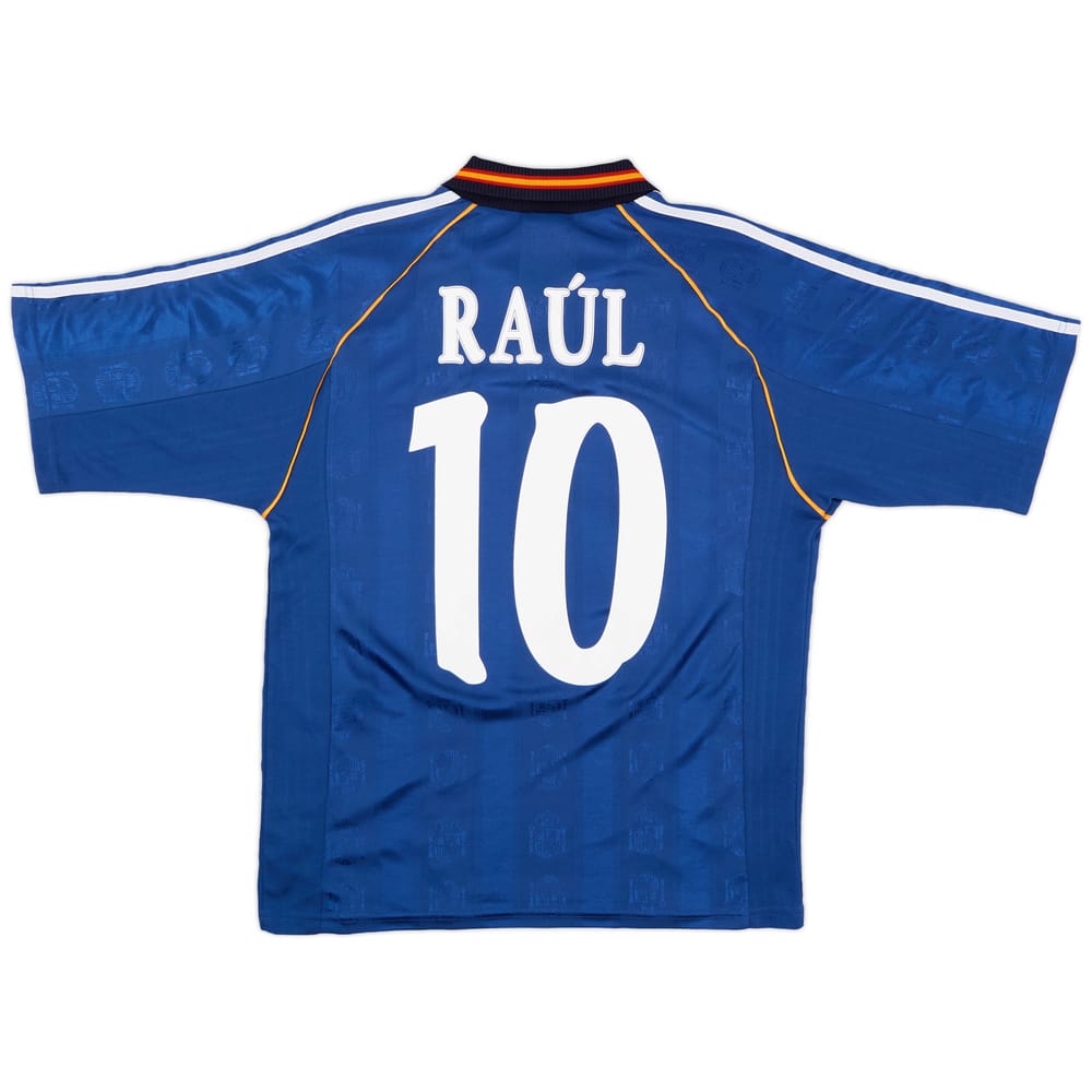 1999-00 Spain Away Shirt Raul #10 - 8/10 - (S)