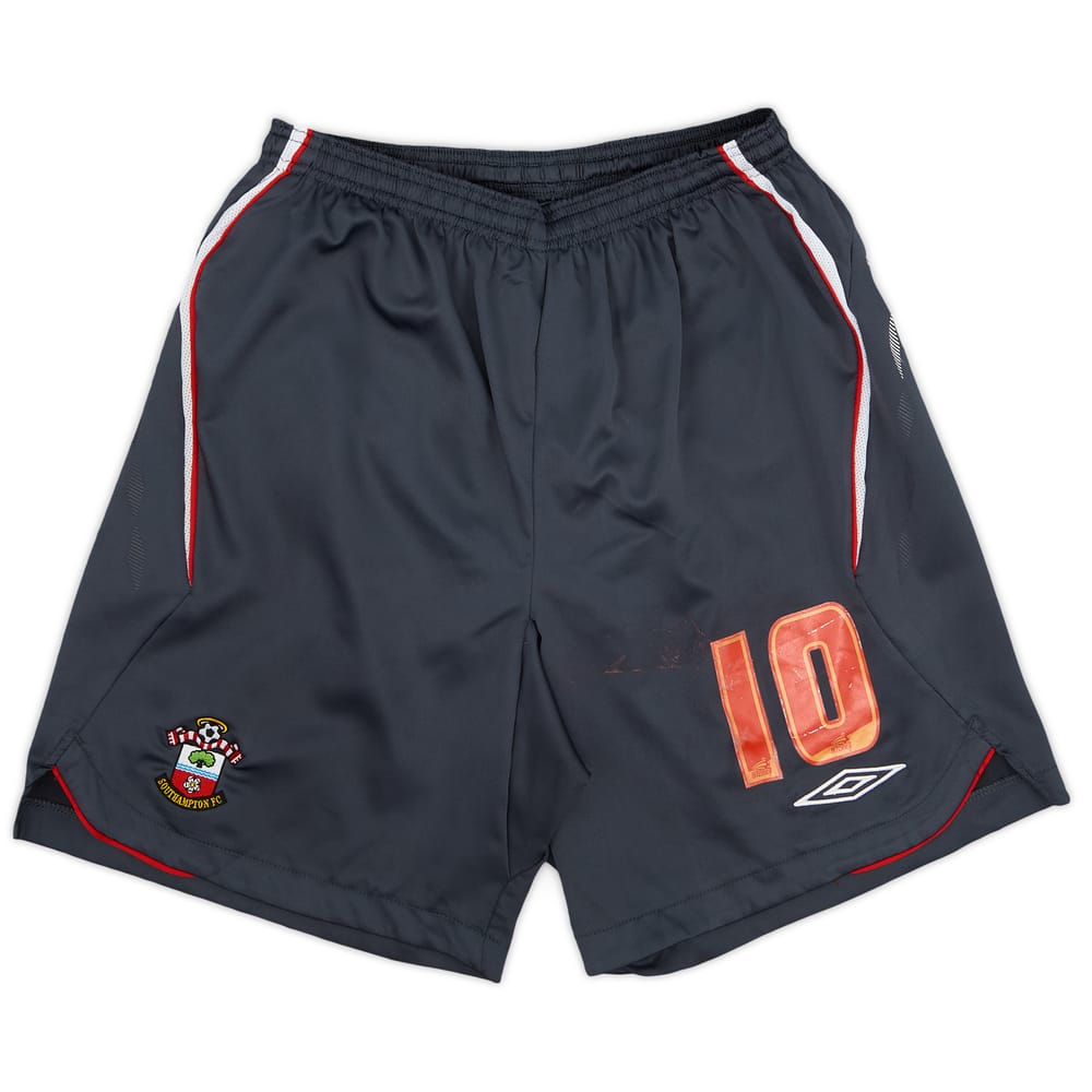 2008-09 Southampton Player Issue Away Shorts #10 - 4/10 - (XL)
