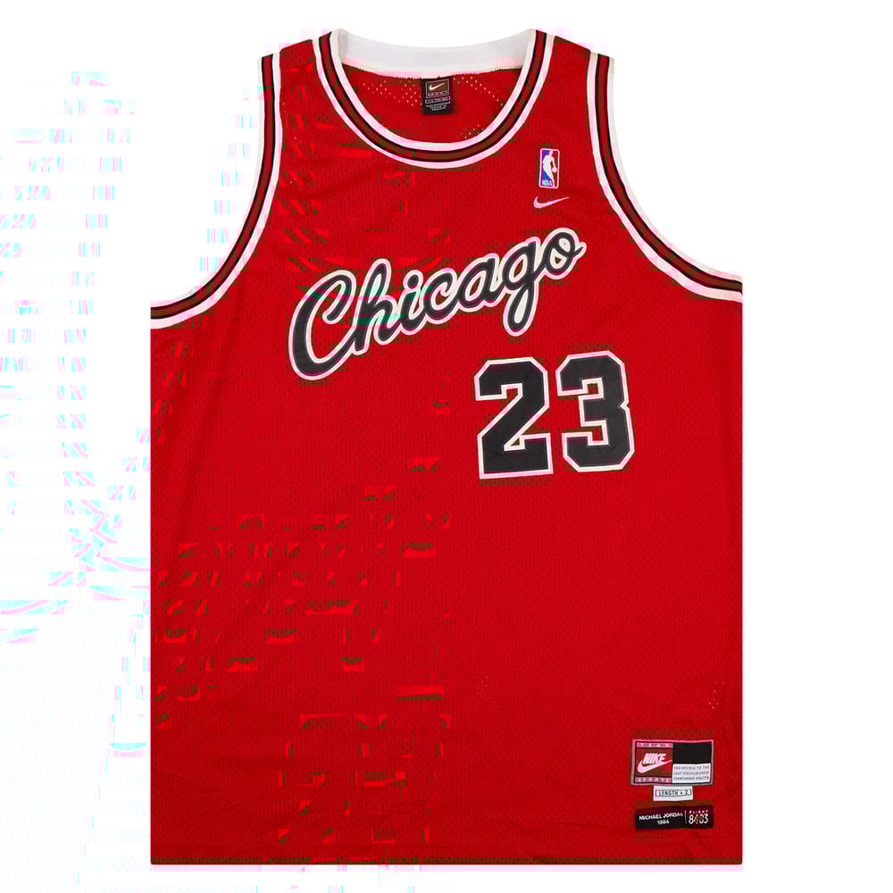 1984 Chicago Bulls Jordan #23 Nike Flight 8403 Swingman Jersey (Away) XXL