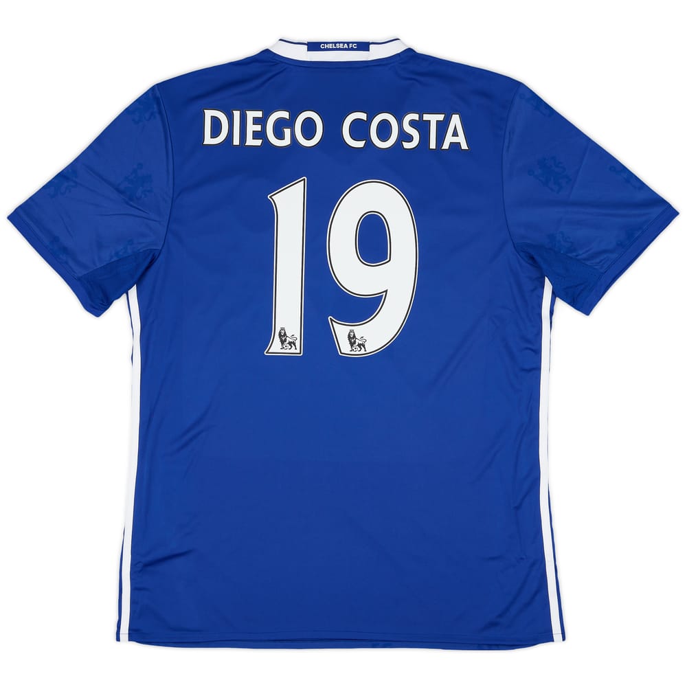 2016-17 Chelsea Home Shirt Diego Costa #19 (L)