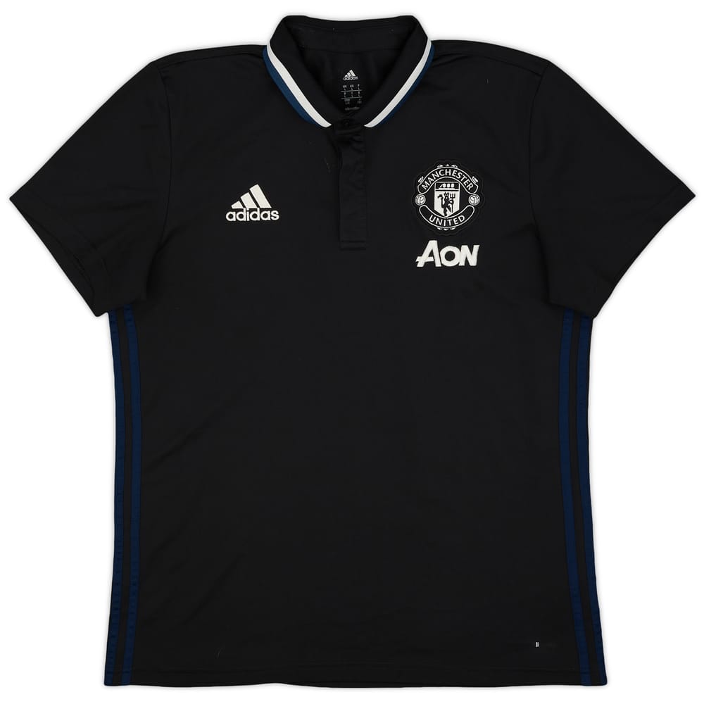 2016-17 Manchester United adidas Polo Shirt - 9/10 - (L)