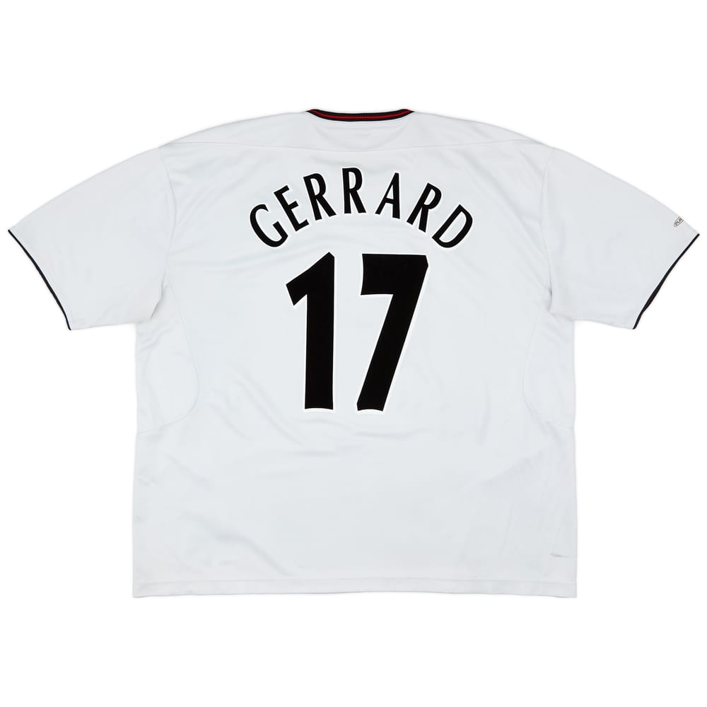 2003-04 Liverpool Away Shirt Gerrard #17 - 5/10 - (XXL)
