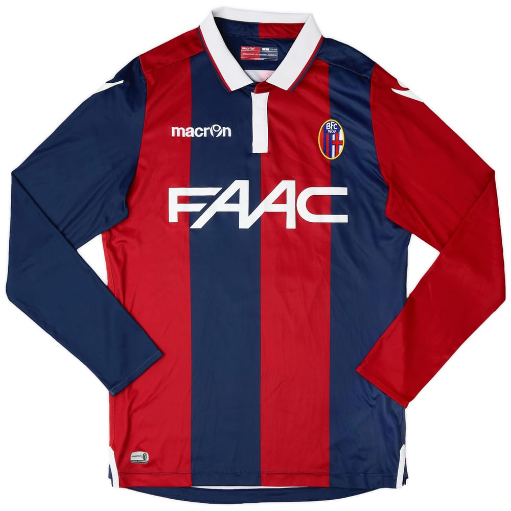 2015-16 Bologna Home L/S Shirt #2 - 8/10 - (L)