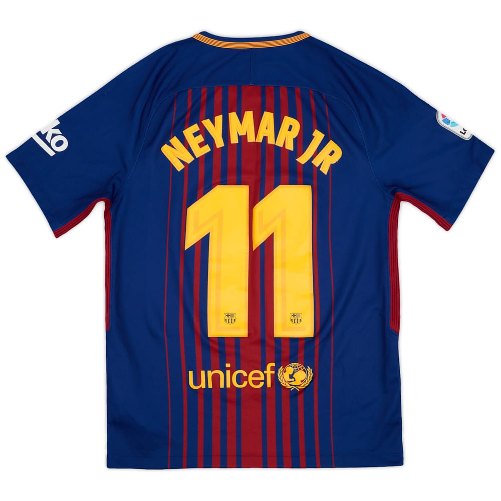 2017-18 Barcelona Home Shirt Neymar Jr #11 - 6/10 - (S)