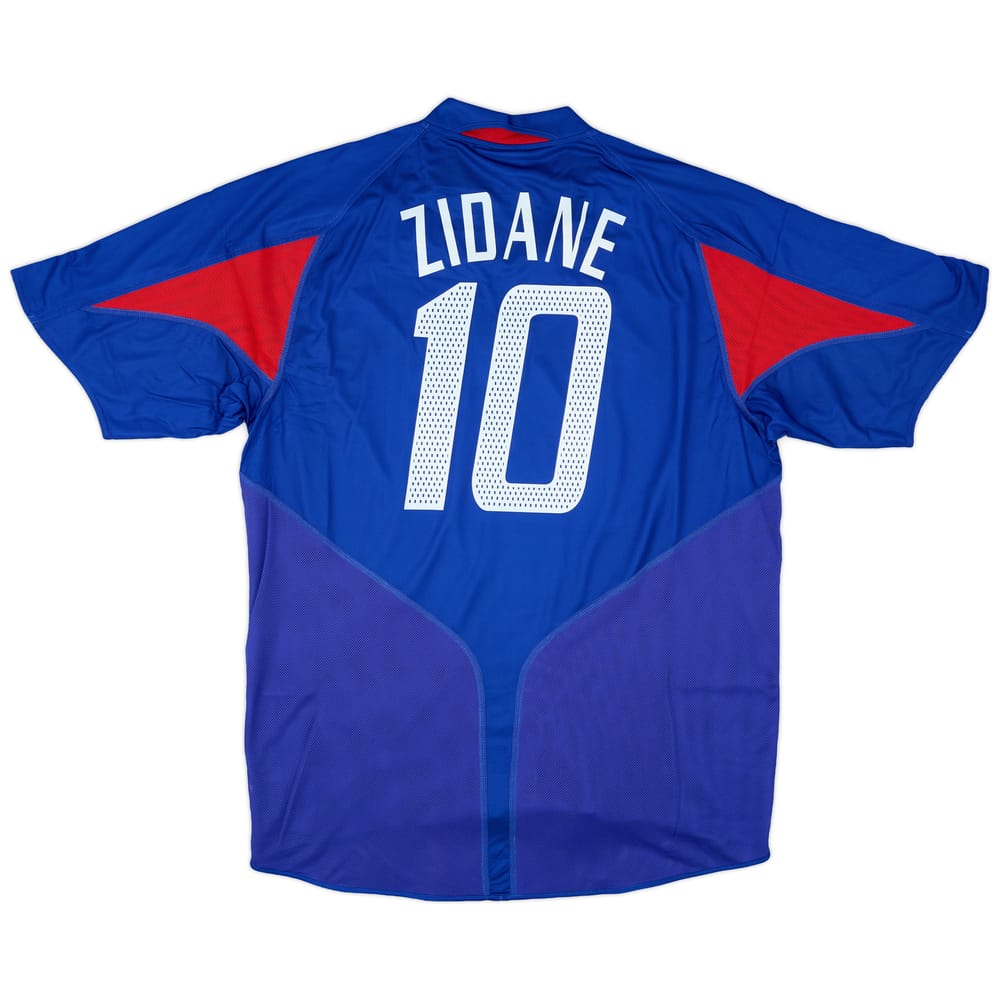 2004-06 France Home Shirt Zidane #10 (XL)