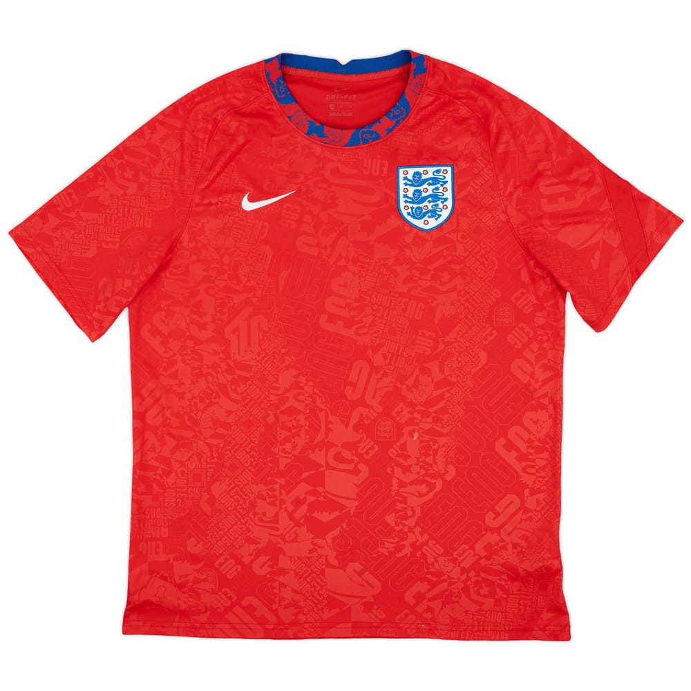 2020-21 England Nike Training Shirt - 7/10 - (XL)
