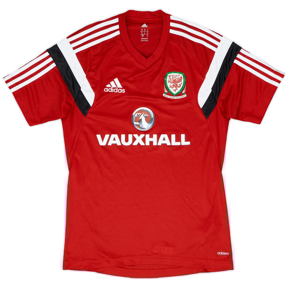 2013-14 Wales adidas Training Shirt - 9/10 - (S)