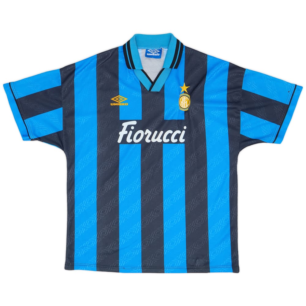 1994-95 Inter Milan Home Shirt - 8/10 - (L)