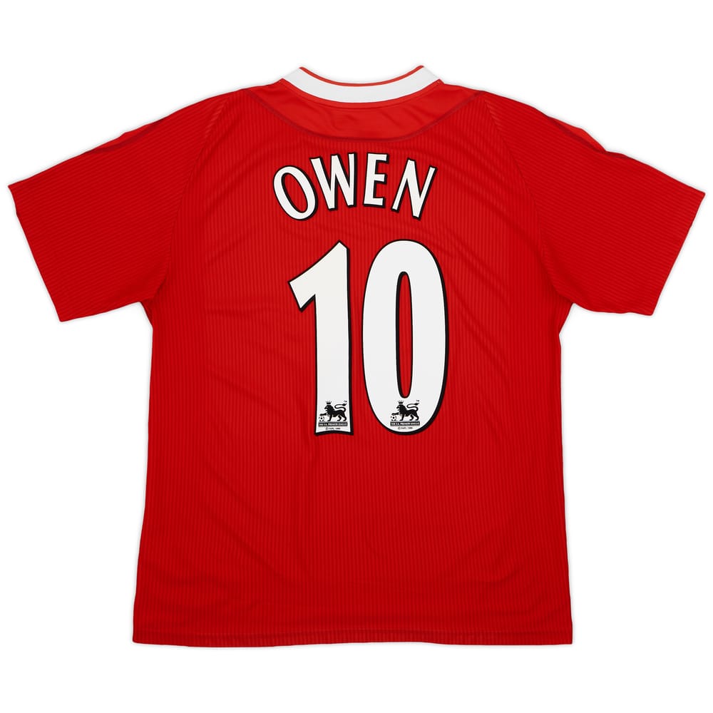 2002-04 Liverpool Home Shirt Owen #10 - 8/10 - (M)