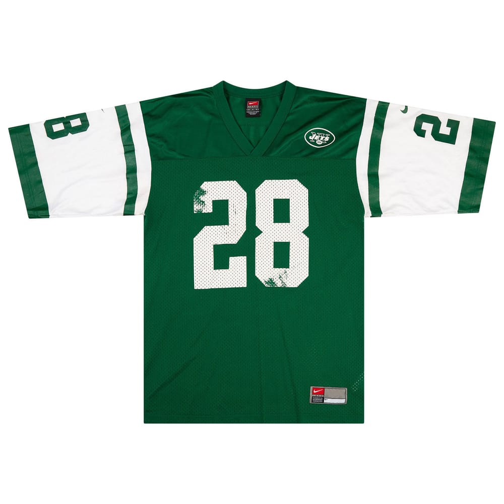 1998-00 New York Jets Martin #28 Nike Jersey (Away) M