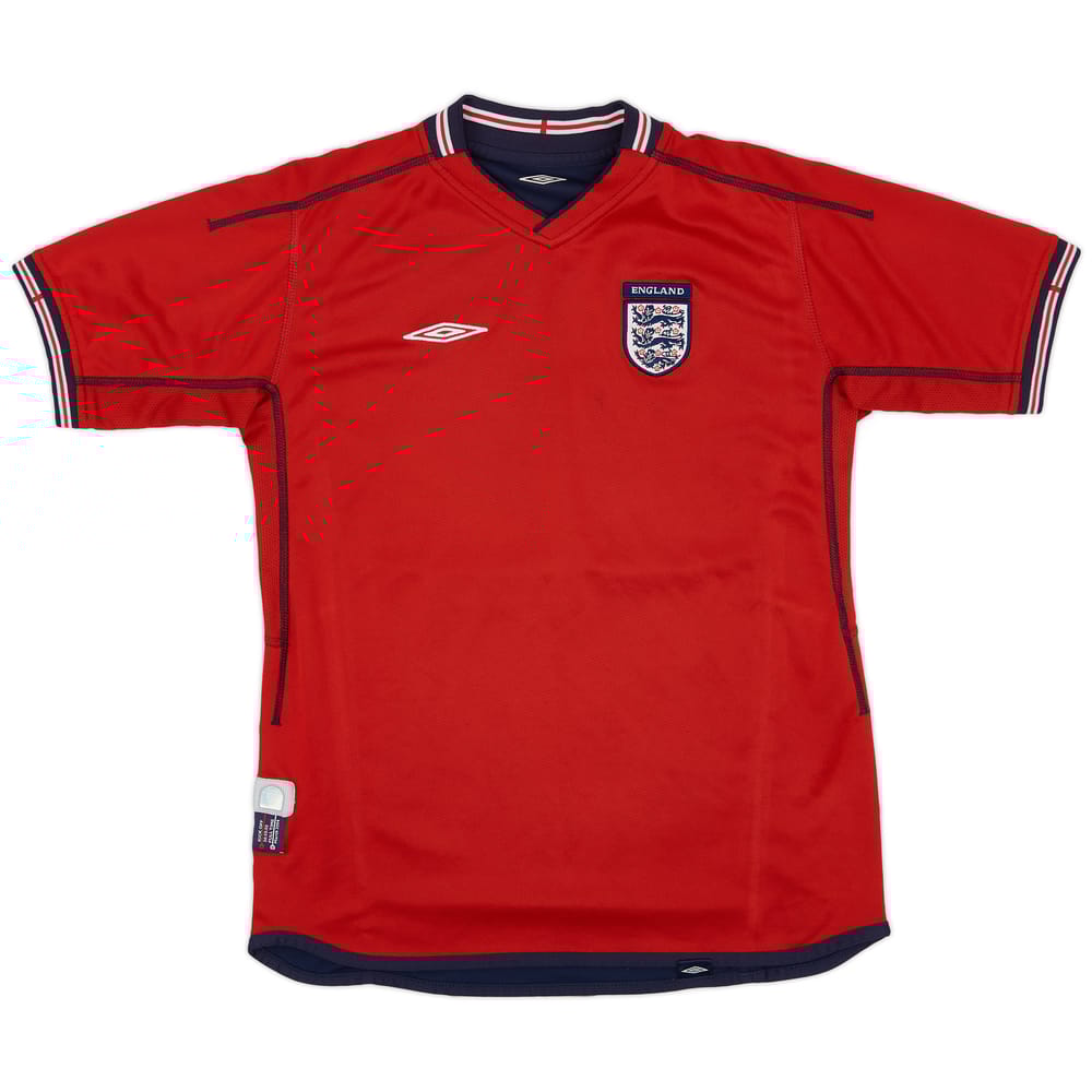 2002-04 England Away Shirt - 9/10 - (XL.Boys)