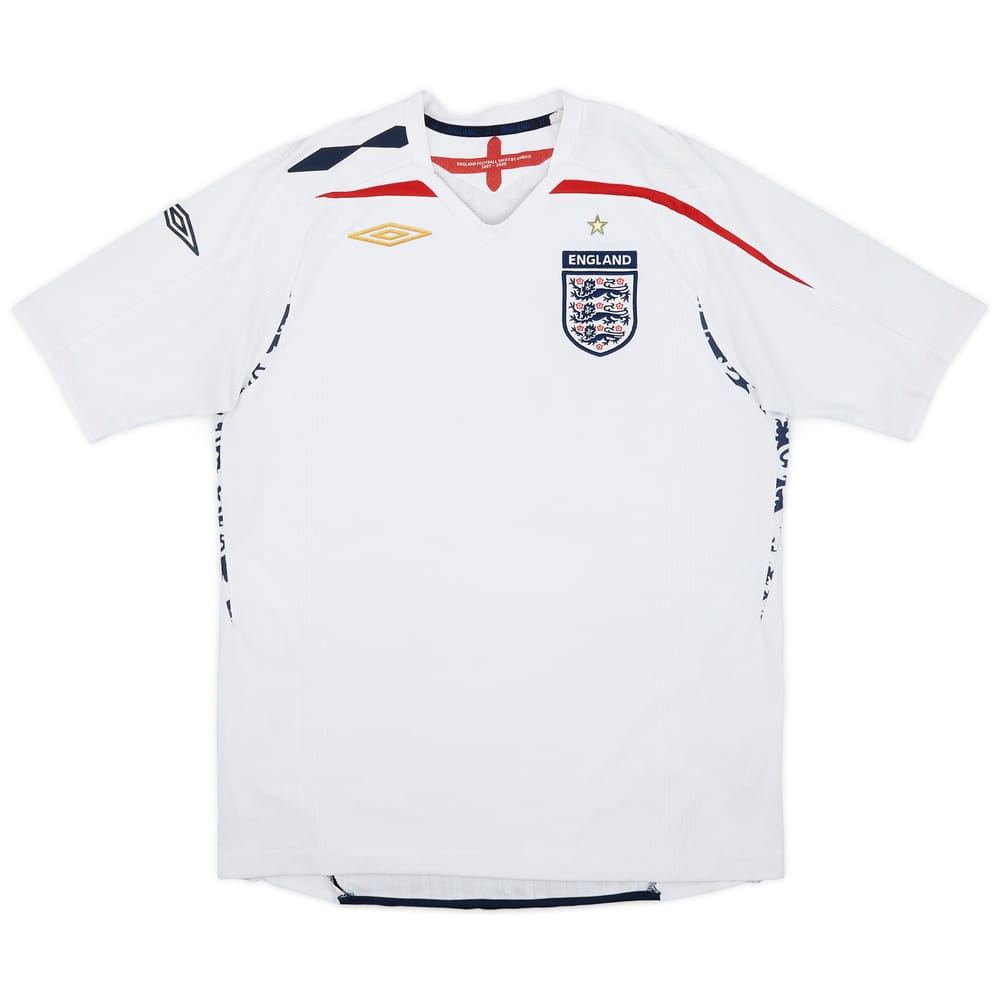 2007-09 England Home Shirt - 6/10 - (M)