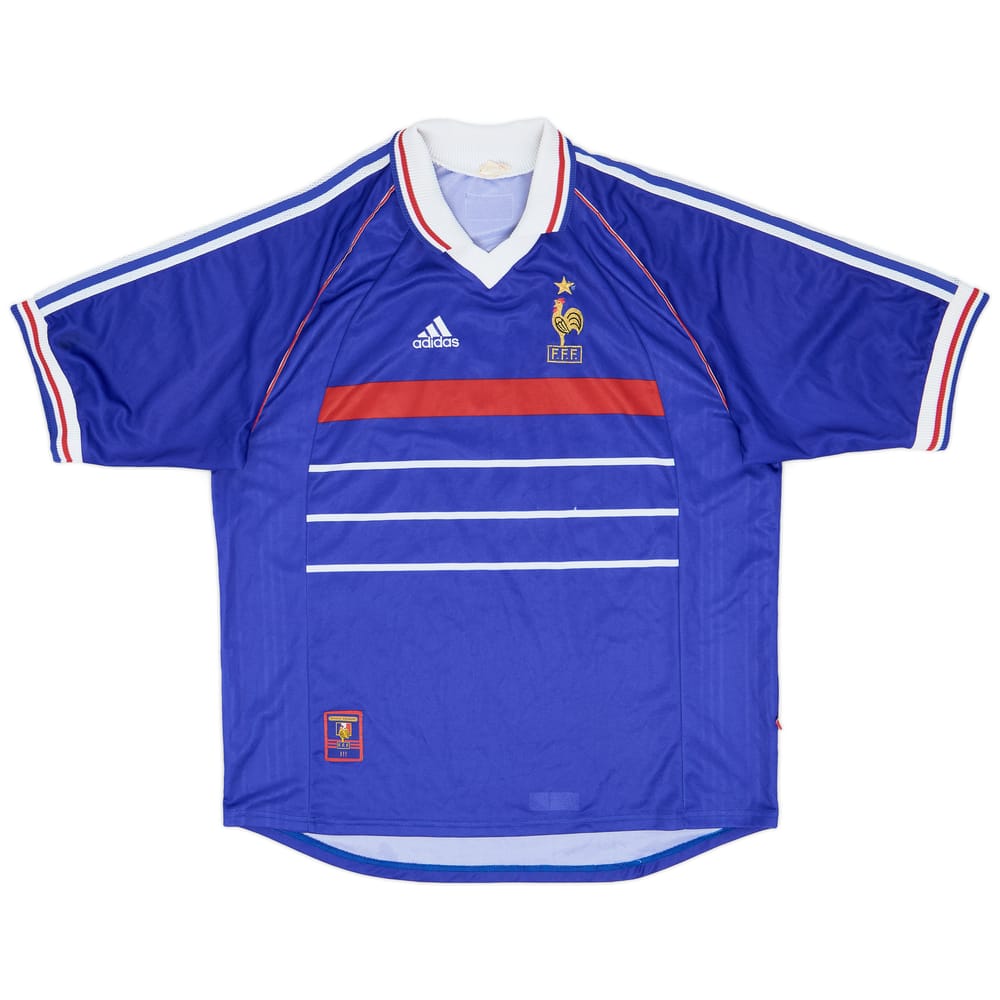 1998-00 France Home Shirt - 7/10 - (XL)
