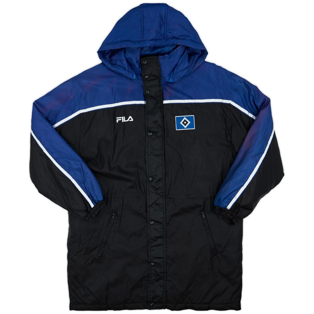 1998-99 Hamburg Fila Padded Bench Coat - 9/10 - (XL)