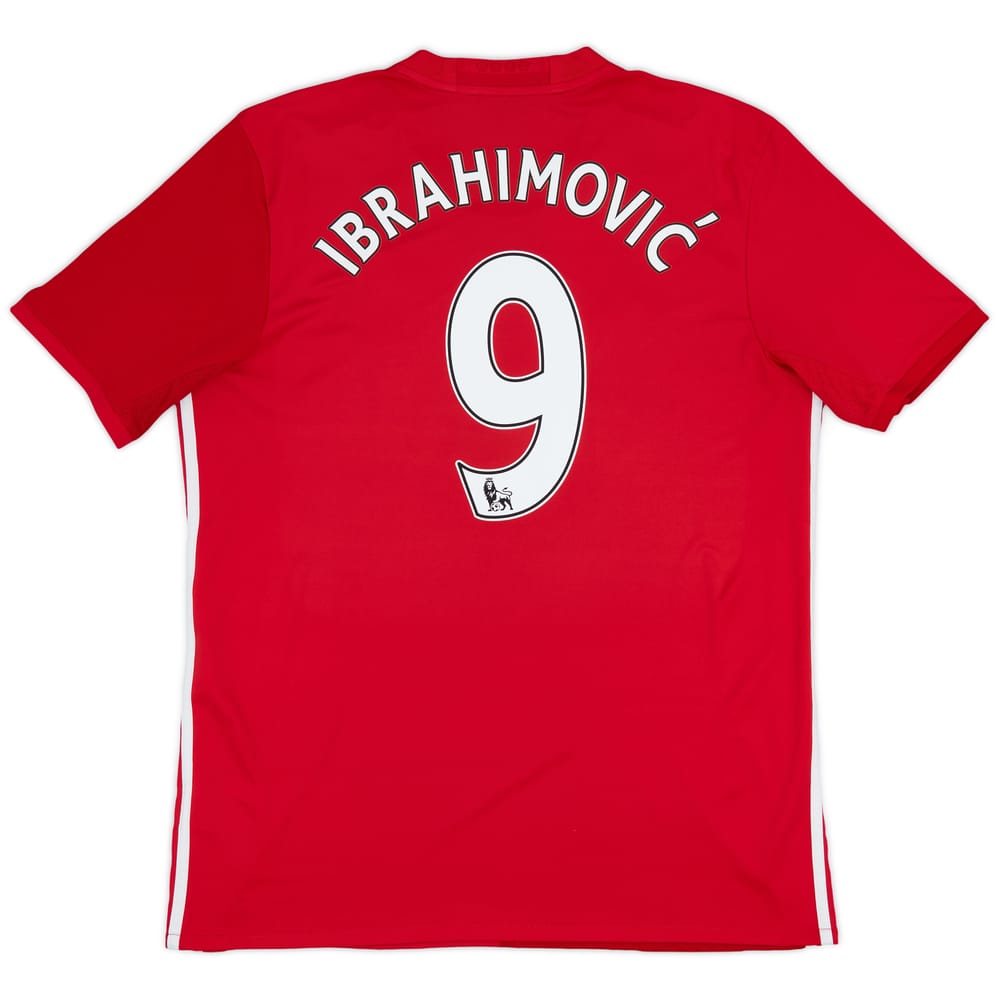 2016-17 Manchester United Home Shirt Ibrahimovic #9 - 5/10 - (L)