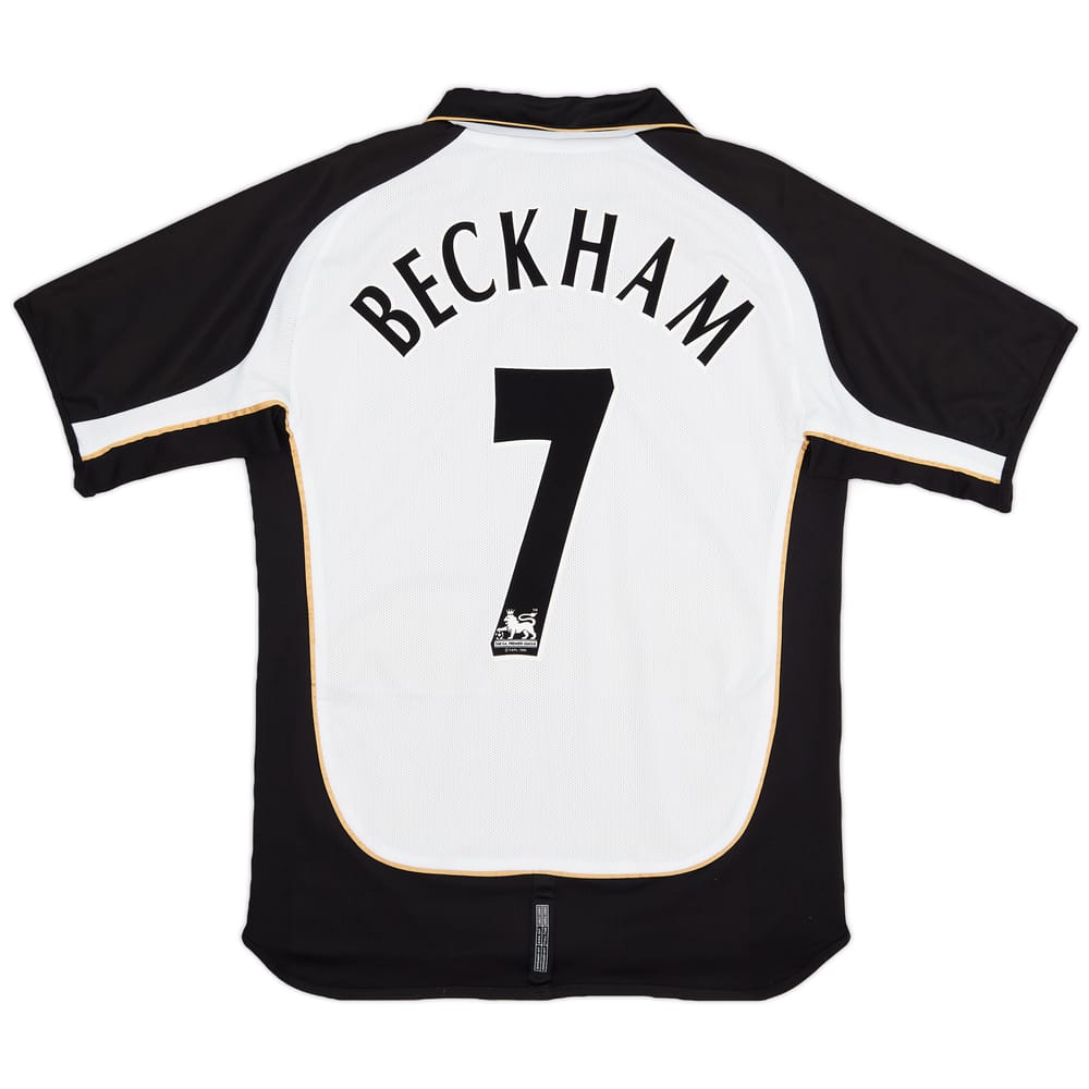 2001-02 Manchester United Centenary Away/Third Shirt Beckham #7 - 6/10 - (M)