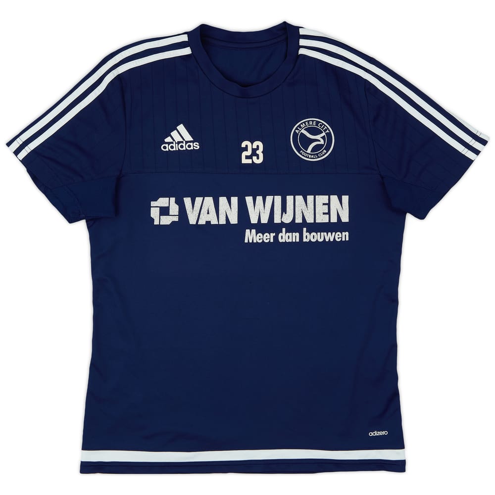 2015-16 Almere City adidas Player Issue Training Shirt #23 - 6/10 - (M)