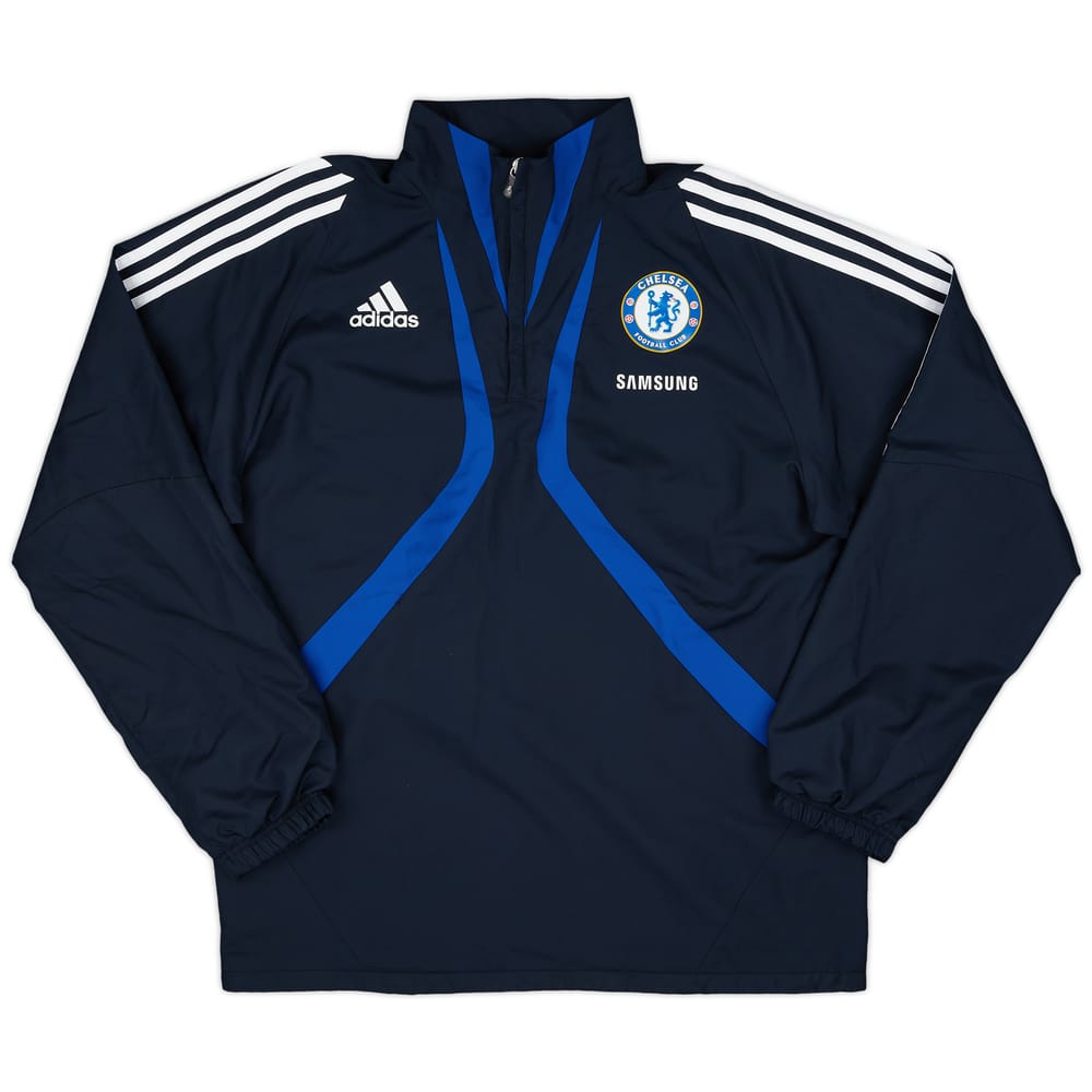 2009-10 Chelsea adidas 1/4 Zip Training Top - 9/10 - (M)
