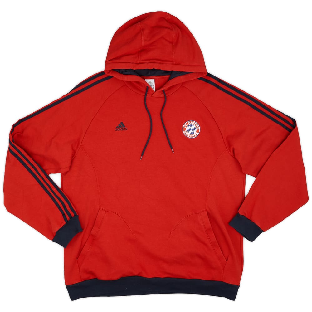 2007-08 Bayern Munich adidas Hooded Sweat Top - 9/10 - (XL)