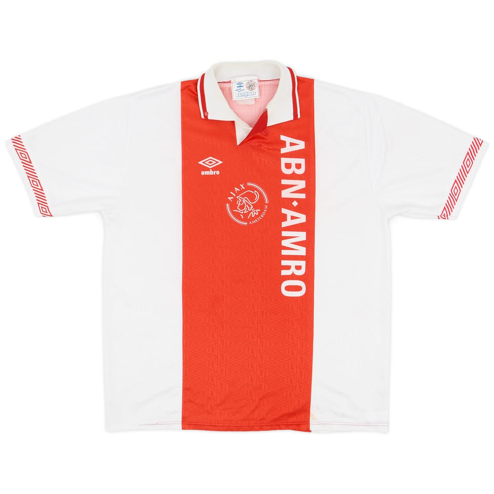 1991-93 Ajax Home Shirt - 8/10 - (XL)