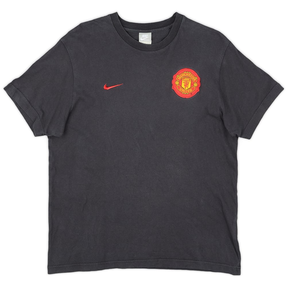 2009-10 Manchester United Nike Cotton Tee - 7/10 - (L)