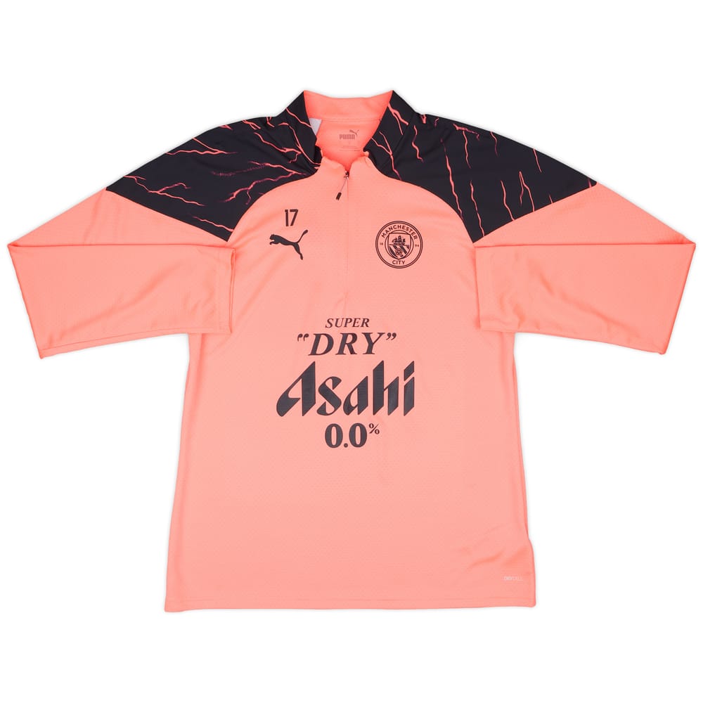 2023-24 Manchester City Player Issue 1/4 Zip Training Top #17 (De Bruyne)